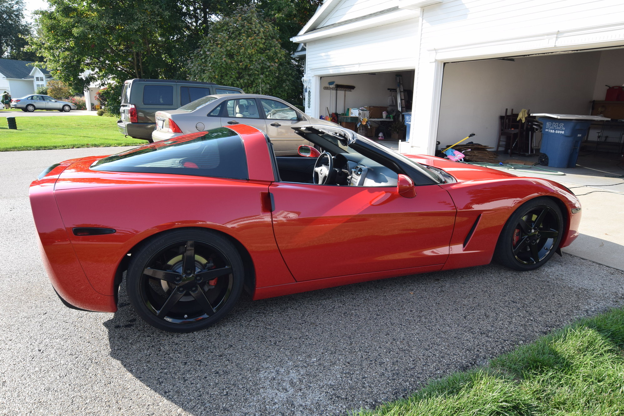2006 C6 Corvette Targa Top Victory Red Tuned by TJ Grimes at Baker Engineer...