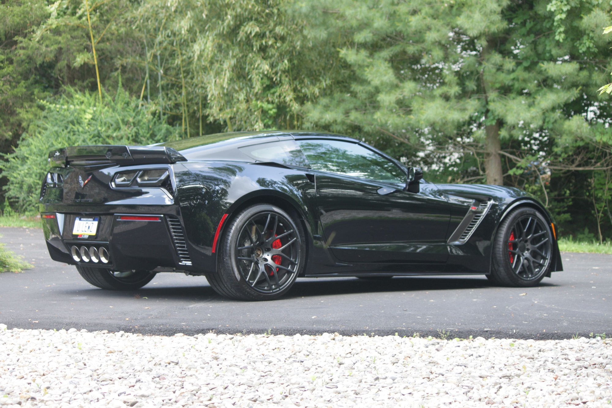 Corvette Custom Green Black