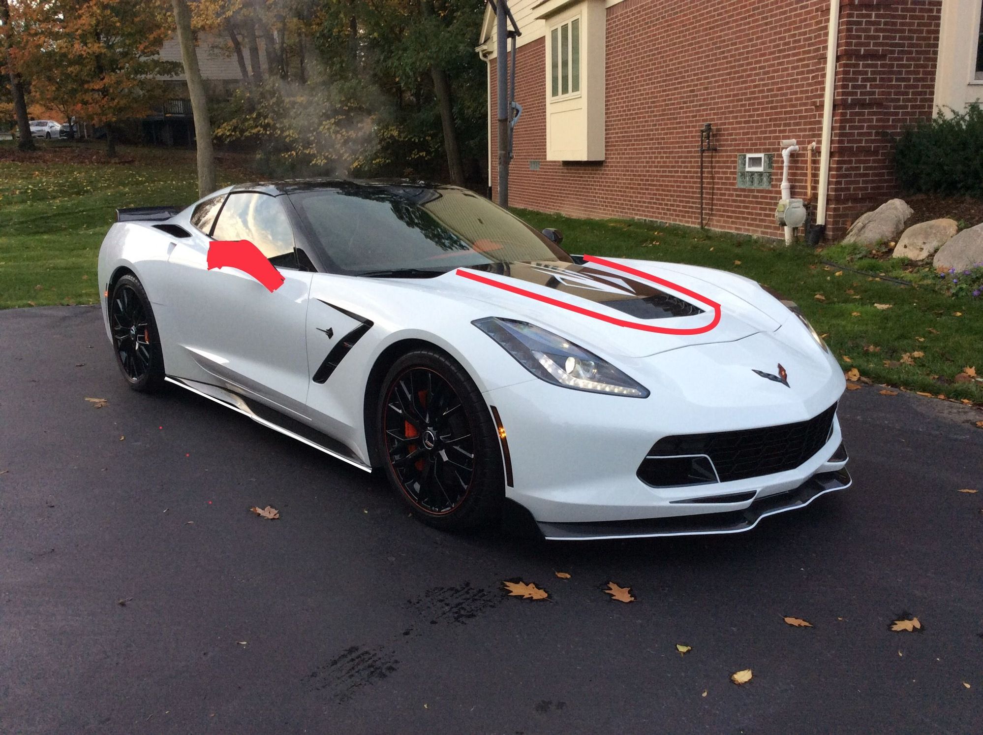 Added Pinstripes to Stinger Hood - CorvetteForum - Chevrolet Corvette