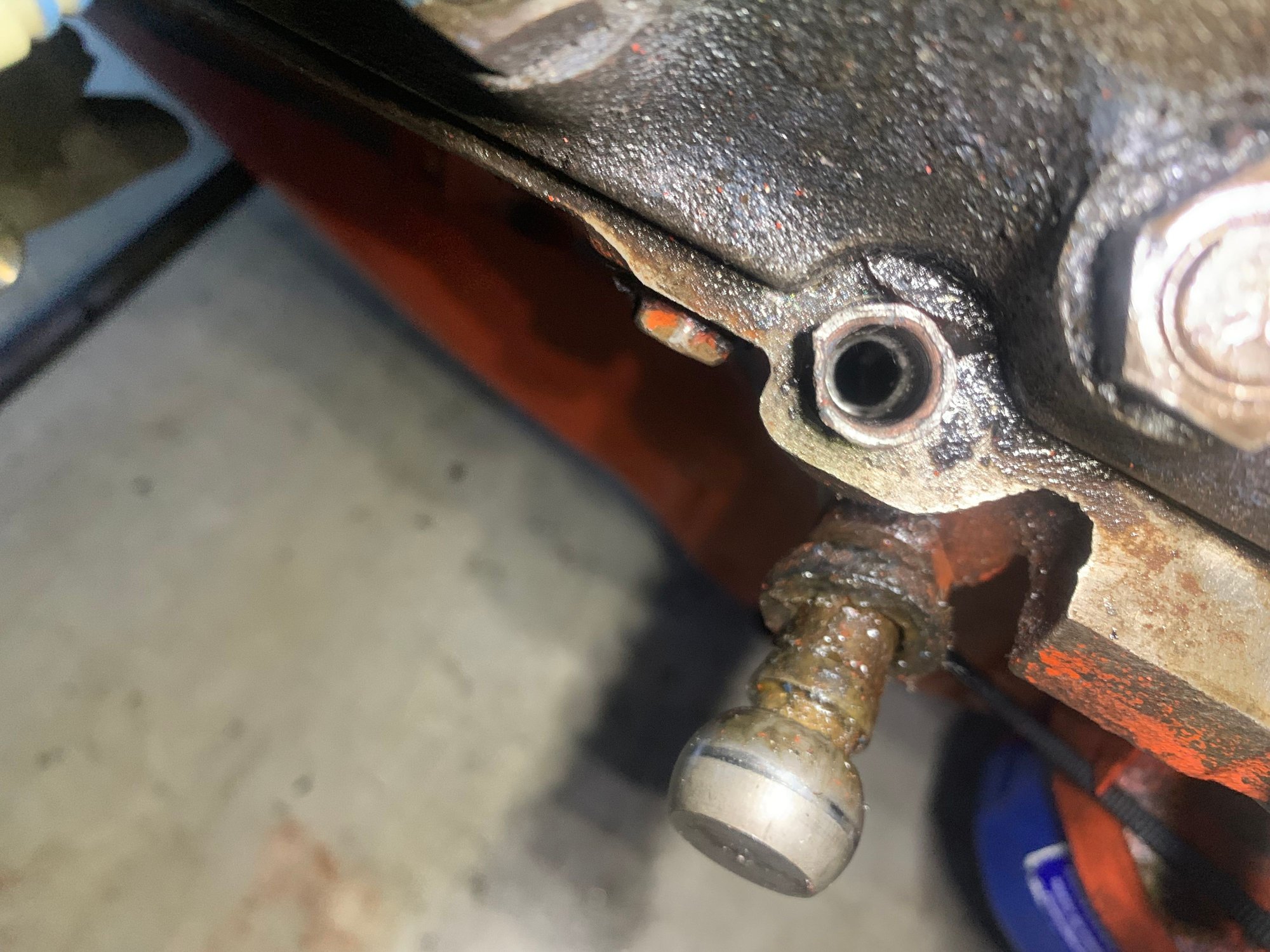 Broken dipstick tube extraction CorvetteForum Chevrolet Corvette