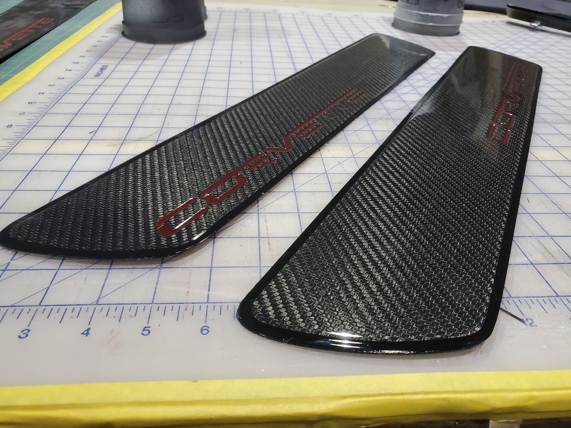 Carbon Fiber Door Sills (Custom Color Options Available