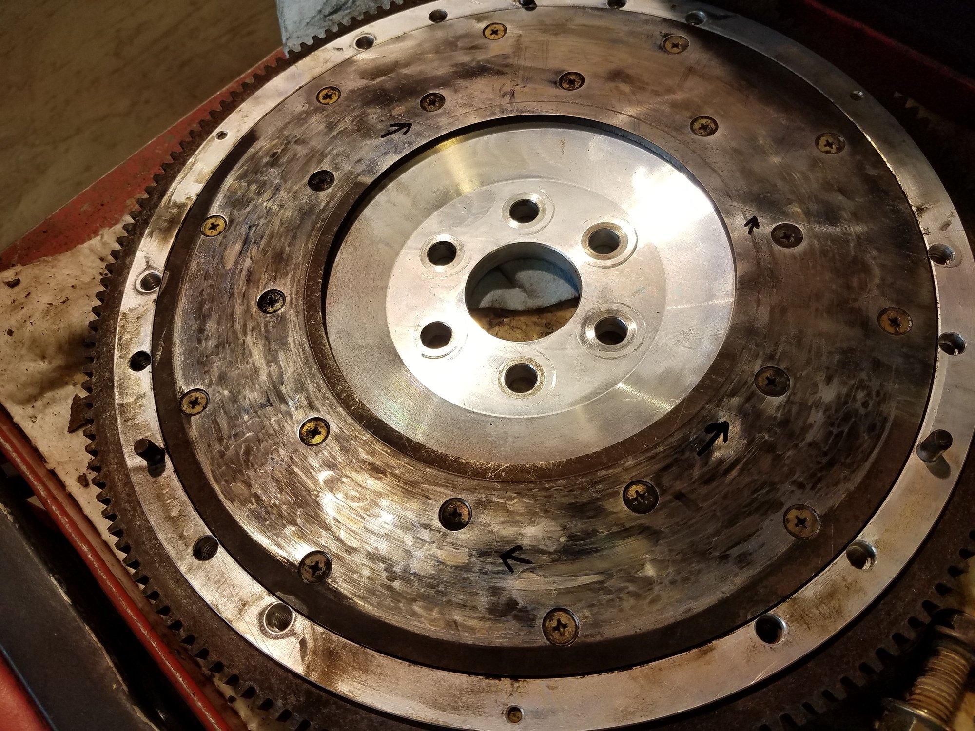 Light weight flywheel damage/question... CorvetteForum Chevrolet