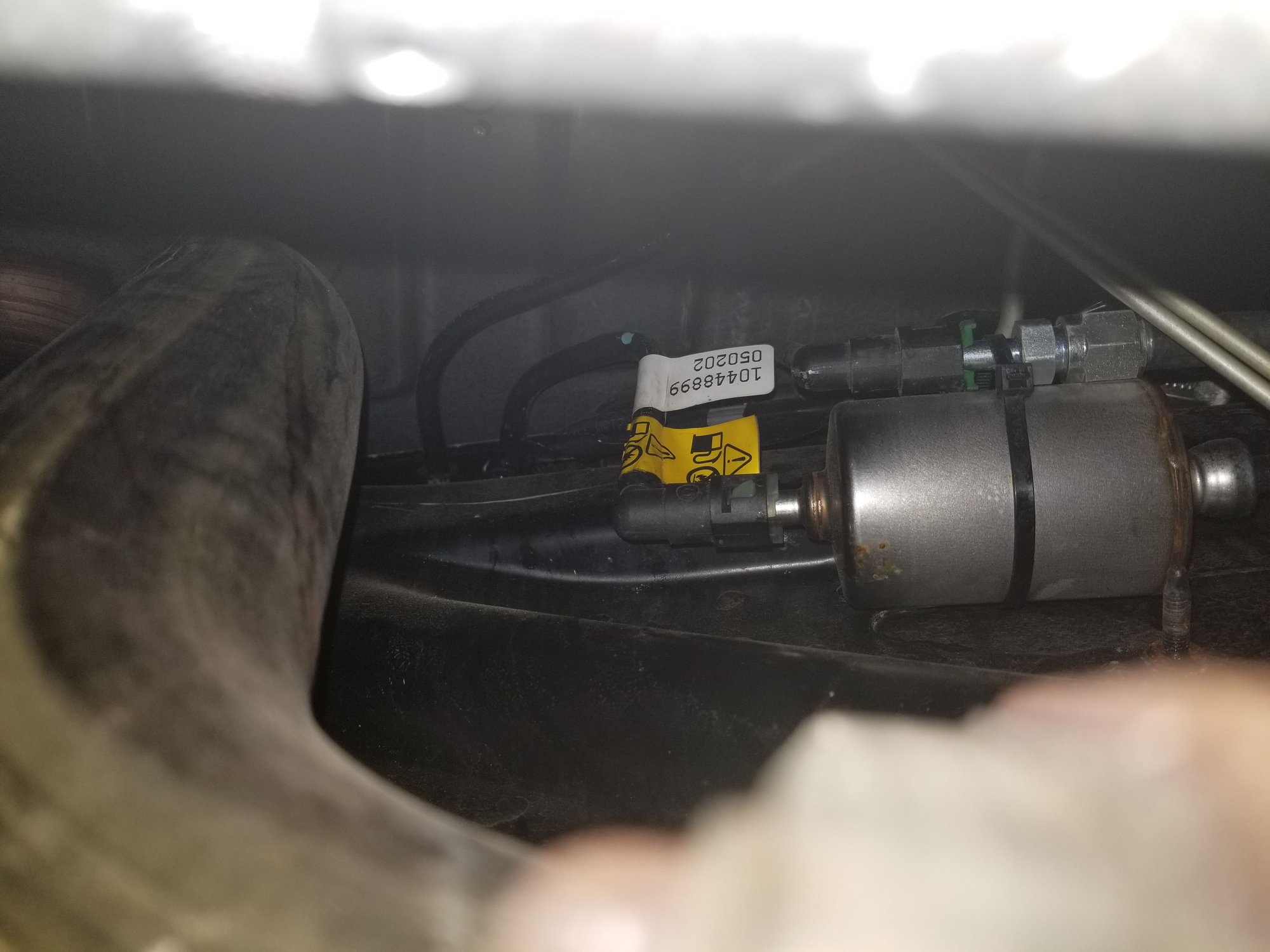 plastic fuel line from tank to filter is broken CorvetteForum