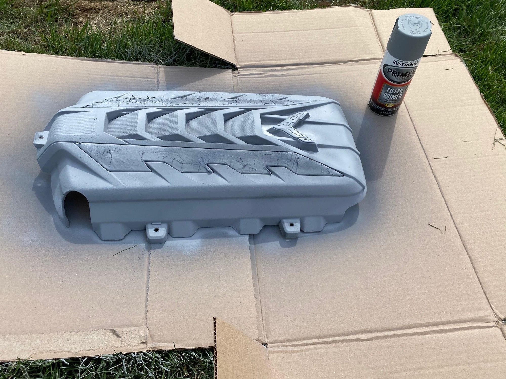 DIY Engine Cover Painting CorvetteForum Chevrolet Corvette Forum