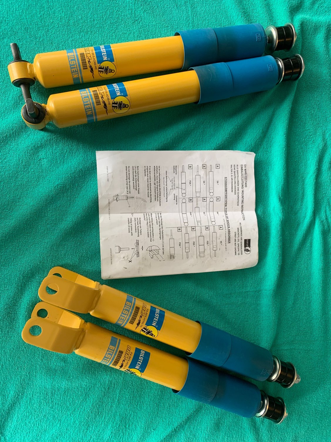 FS (For Sale) DRM Bilstein Shocks w/poly bushings brand new