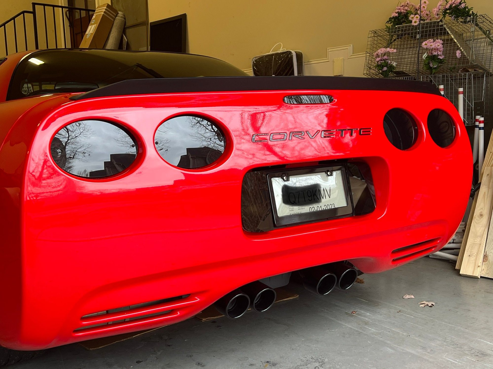 Spray painting exhaust tips CorvetteForum Chevrolet Corvette Forum