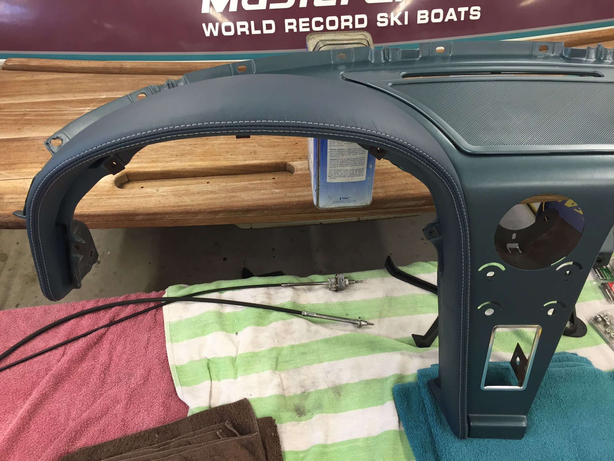 Leather covered c2 dash pads CorvetteForum Chevrolet Corvette Forum