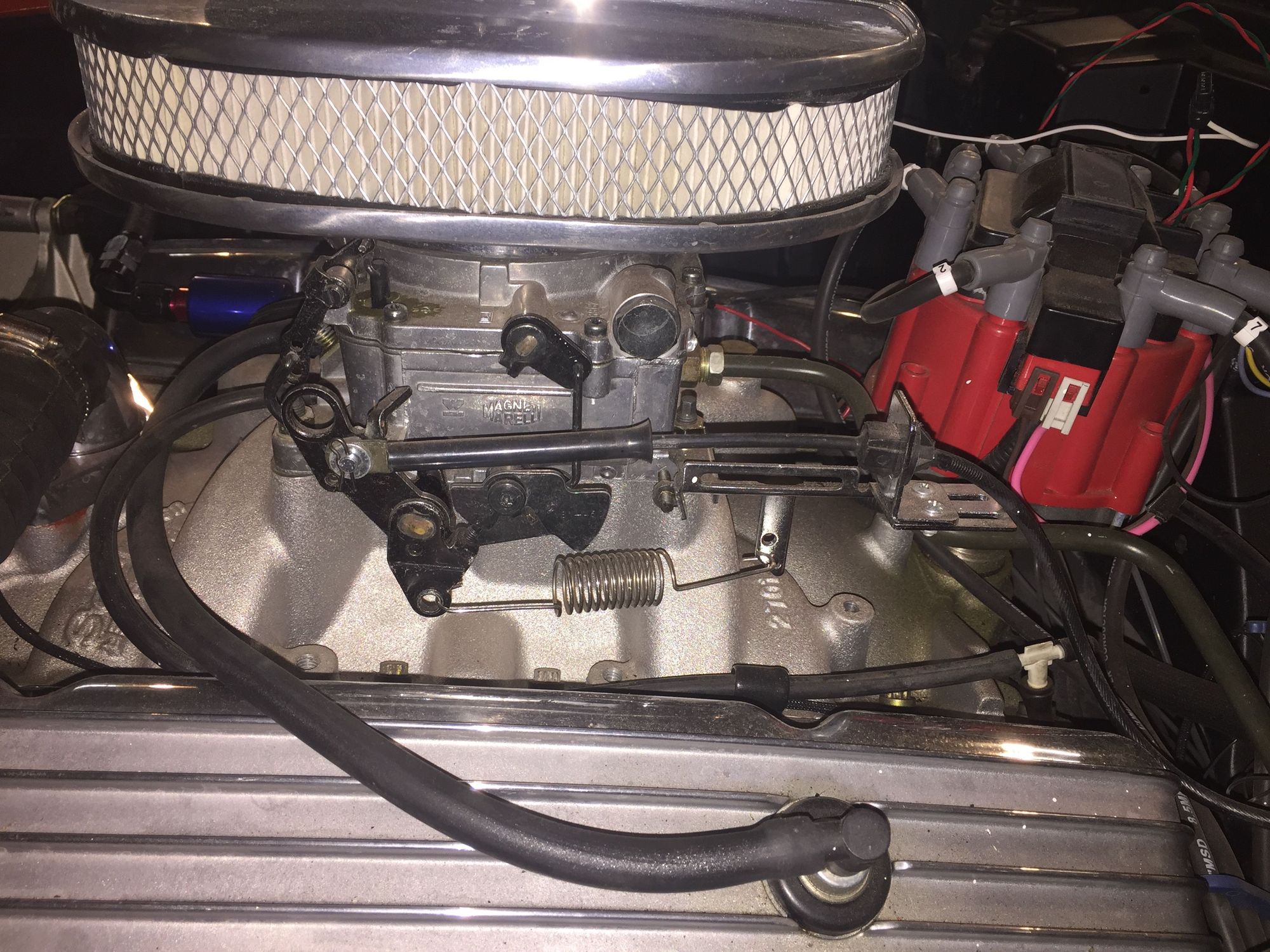 Throttle cable Edelbrock 1406 carb CorvetteForum Chevrolet