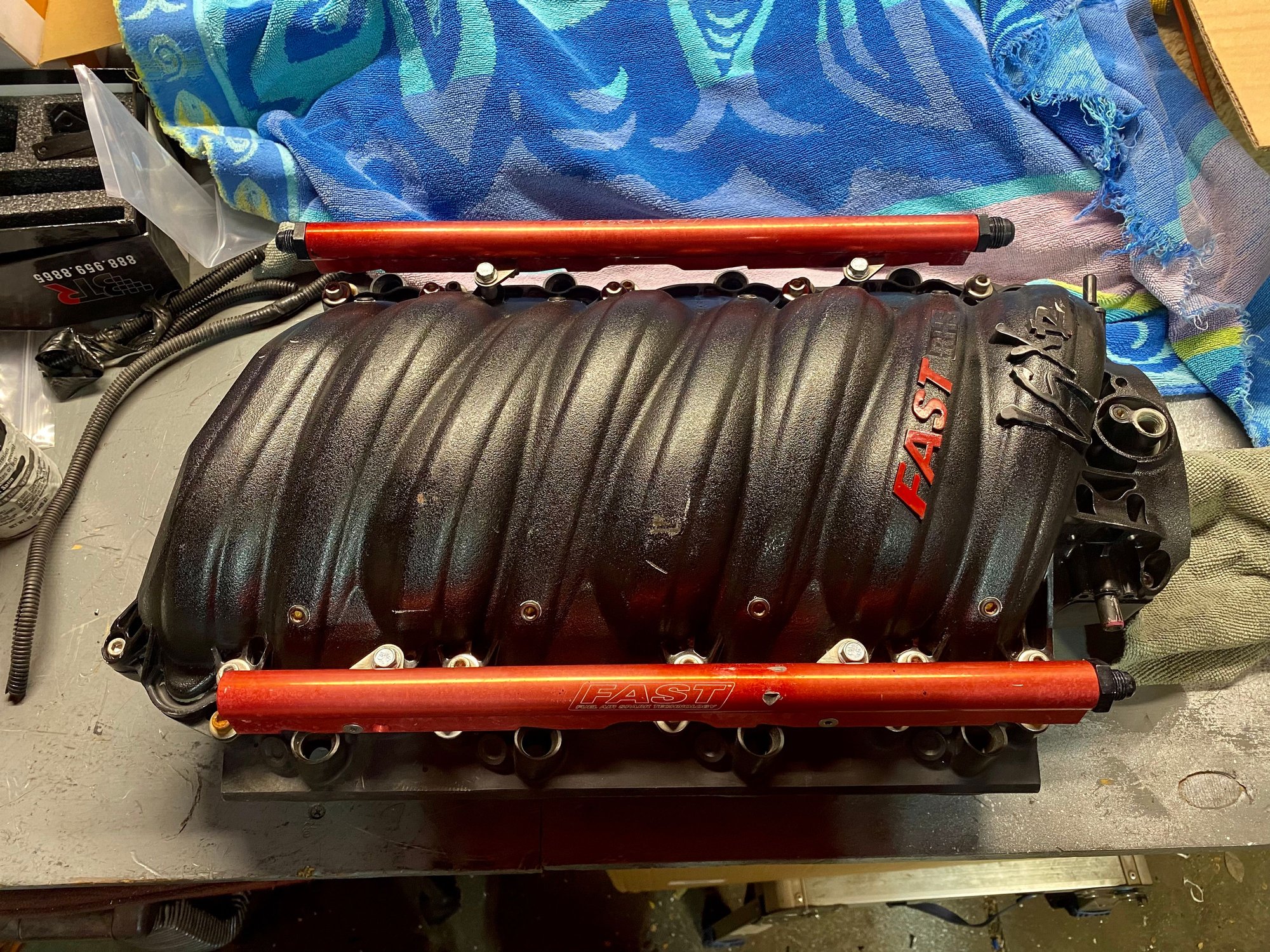 FS (For Sale) FAST 102 LS7 Intake Manifold. Includes fuel rails. 650