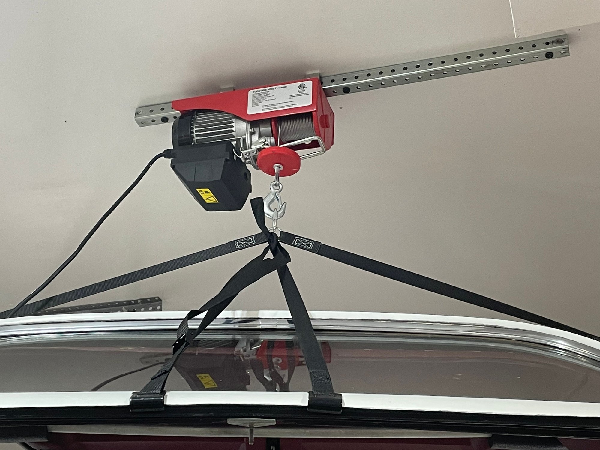 Installed a hardtop hoist storage unit CorvetteForum Chevrolet