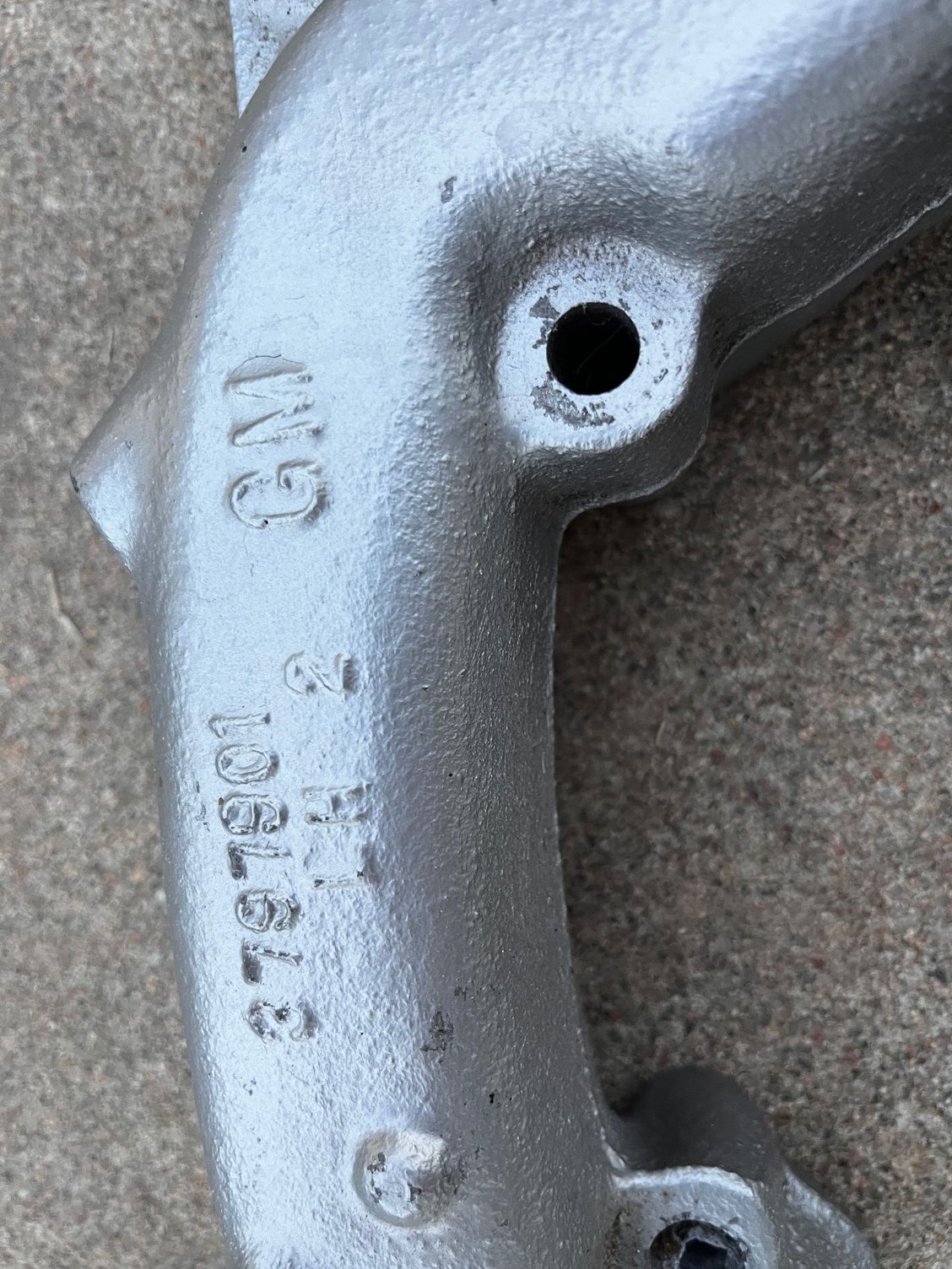 1962? Exhaust manifold, identification please. CorvetteForum Chevrolet Corvette Forum Discussion