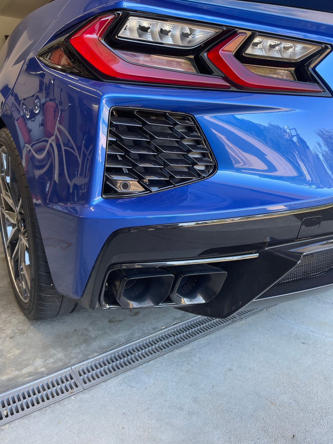 Black exhaust tip option CorvetteForum Chevrolet Corvette Forum