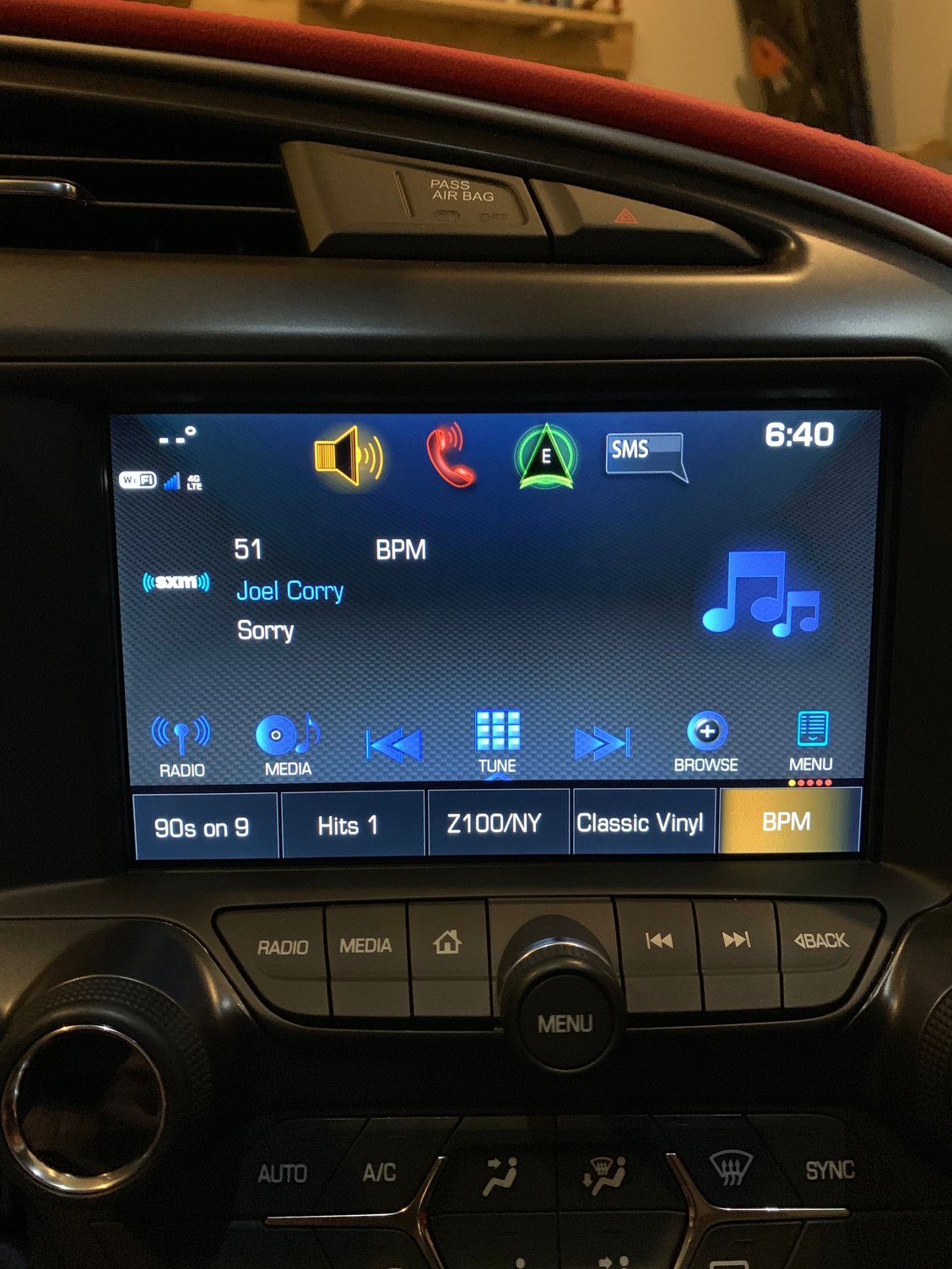 Sirius/XM icon missing CorvetteForum Chevrolet Corvette Forum