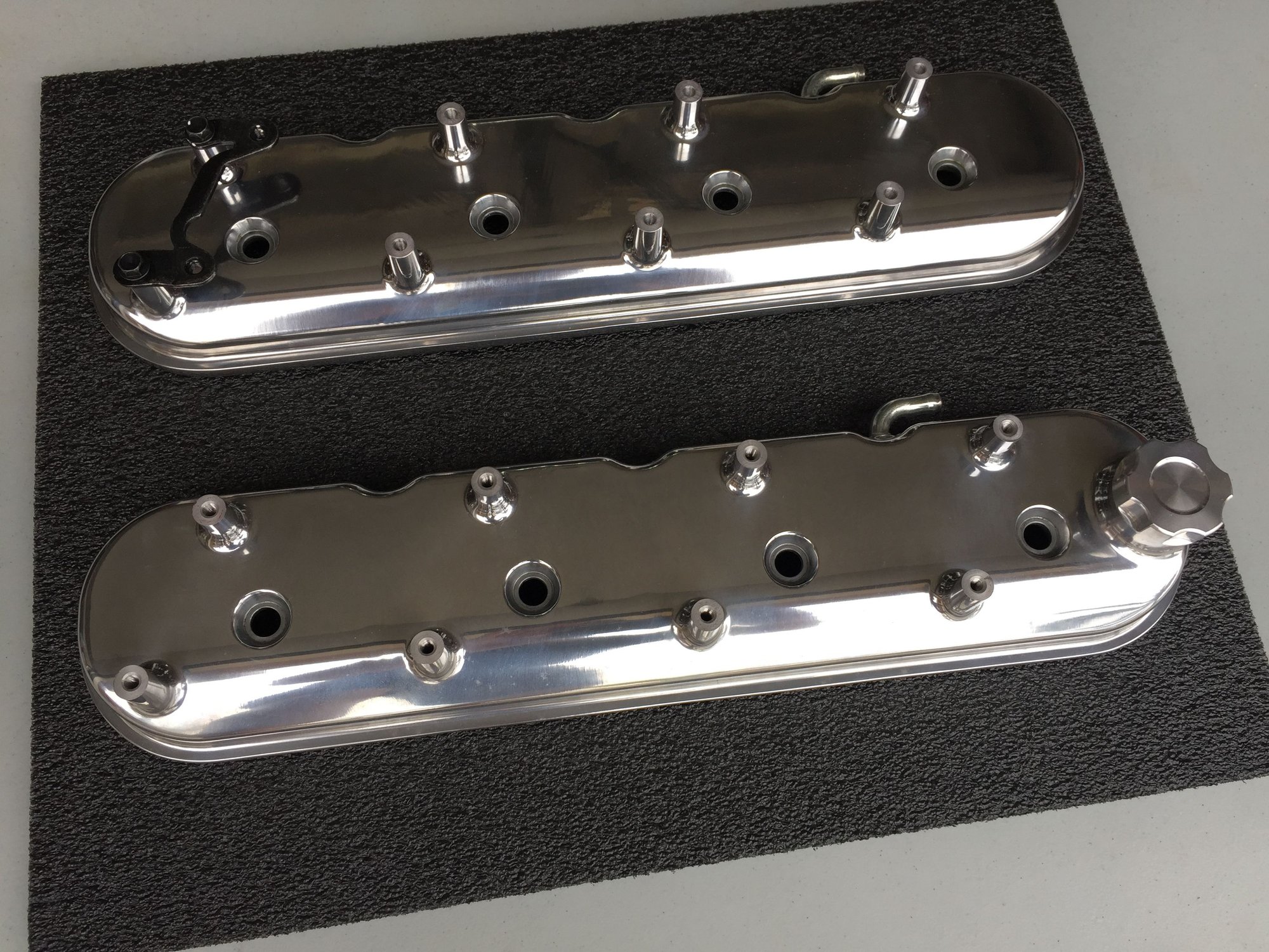 Holley Polished LS Valve Covers CorvetteForum Chevrolet Corvette