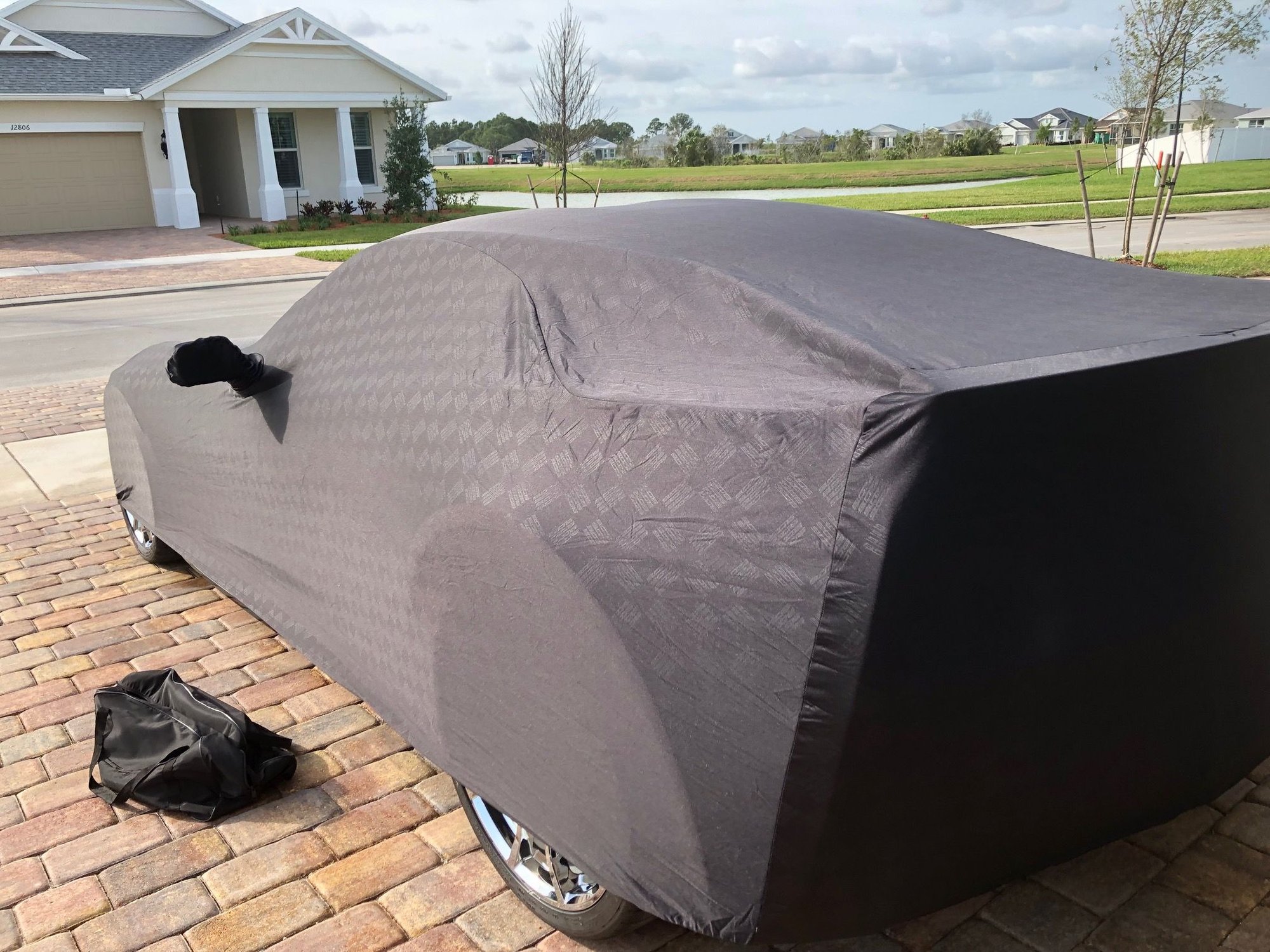 FS (For Sale) GM OEM Soft Indoor Z06 Black Car Cover for sale with