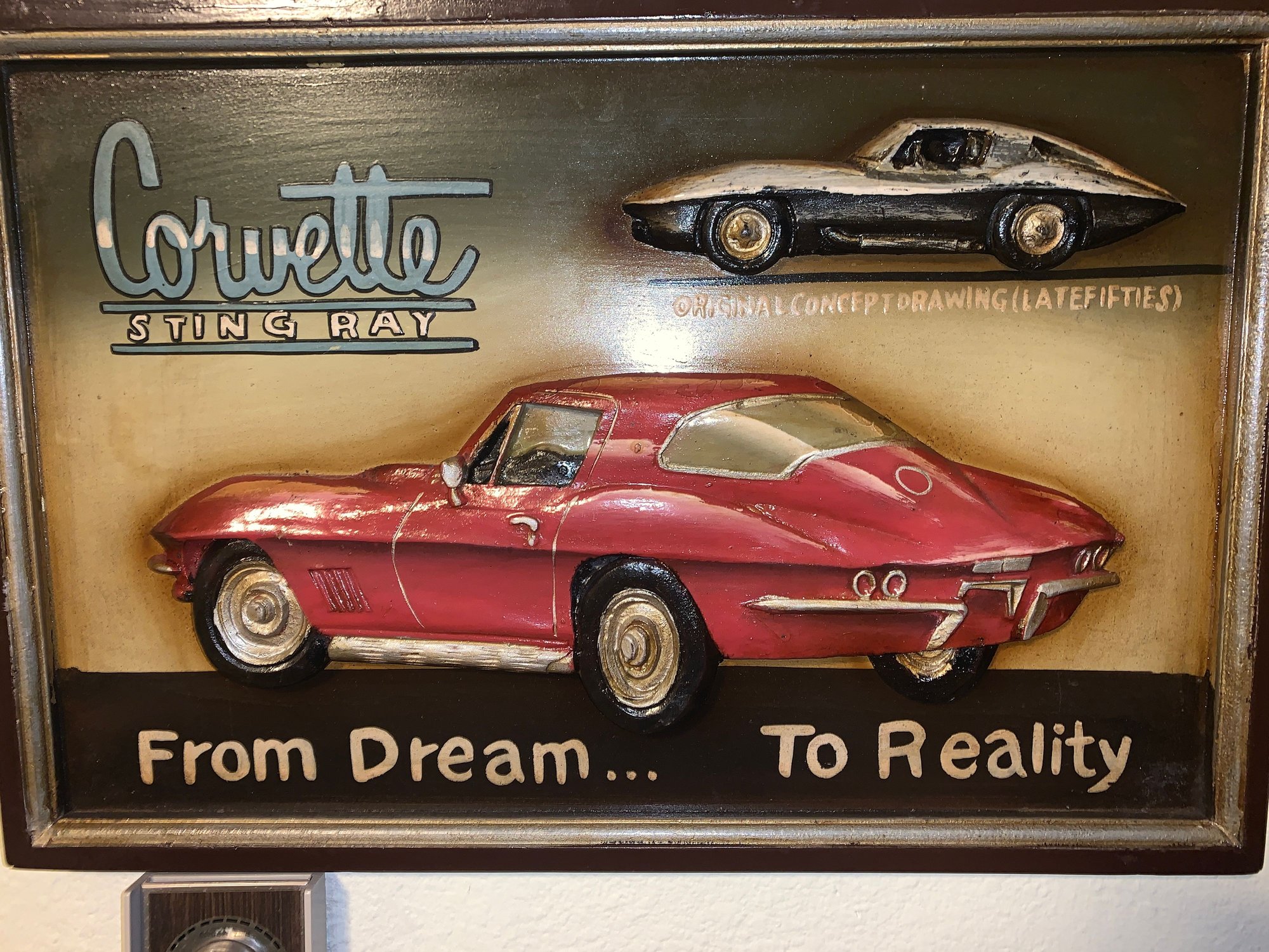 Three dimensional wood carving. I'd seen it in the store a year ago, since it was still there it was destiny.
