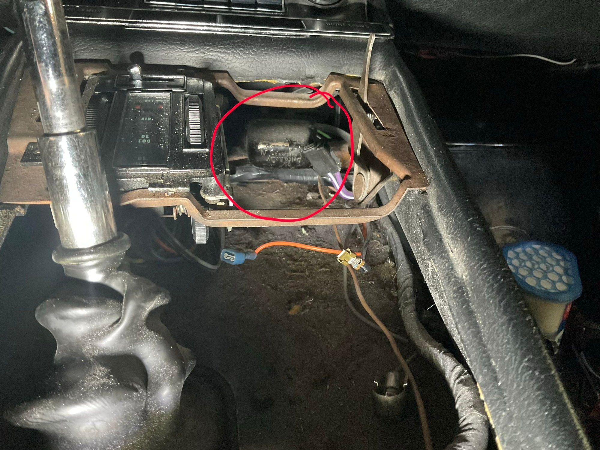1969 L68 relay under radio