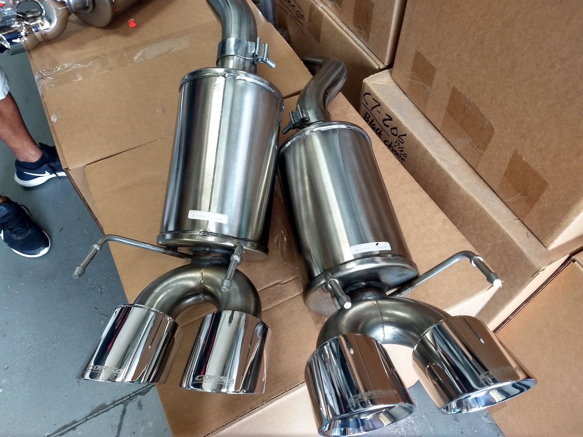 FS (For Sale) 200913 c6 corvette corsa extreme exhaust 14959