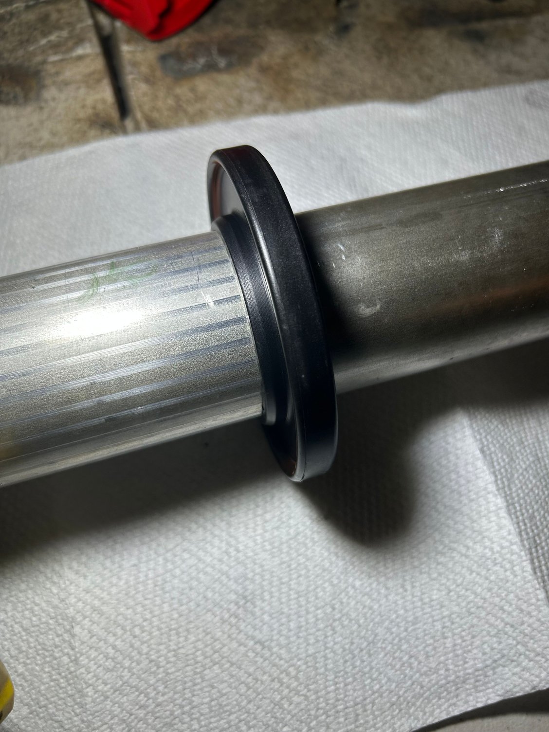 plastic thing in the middle