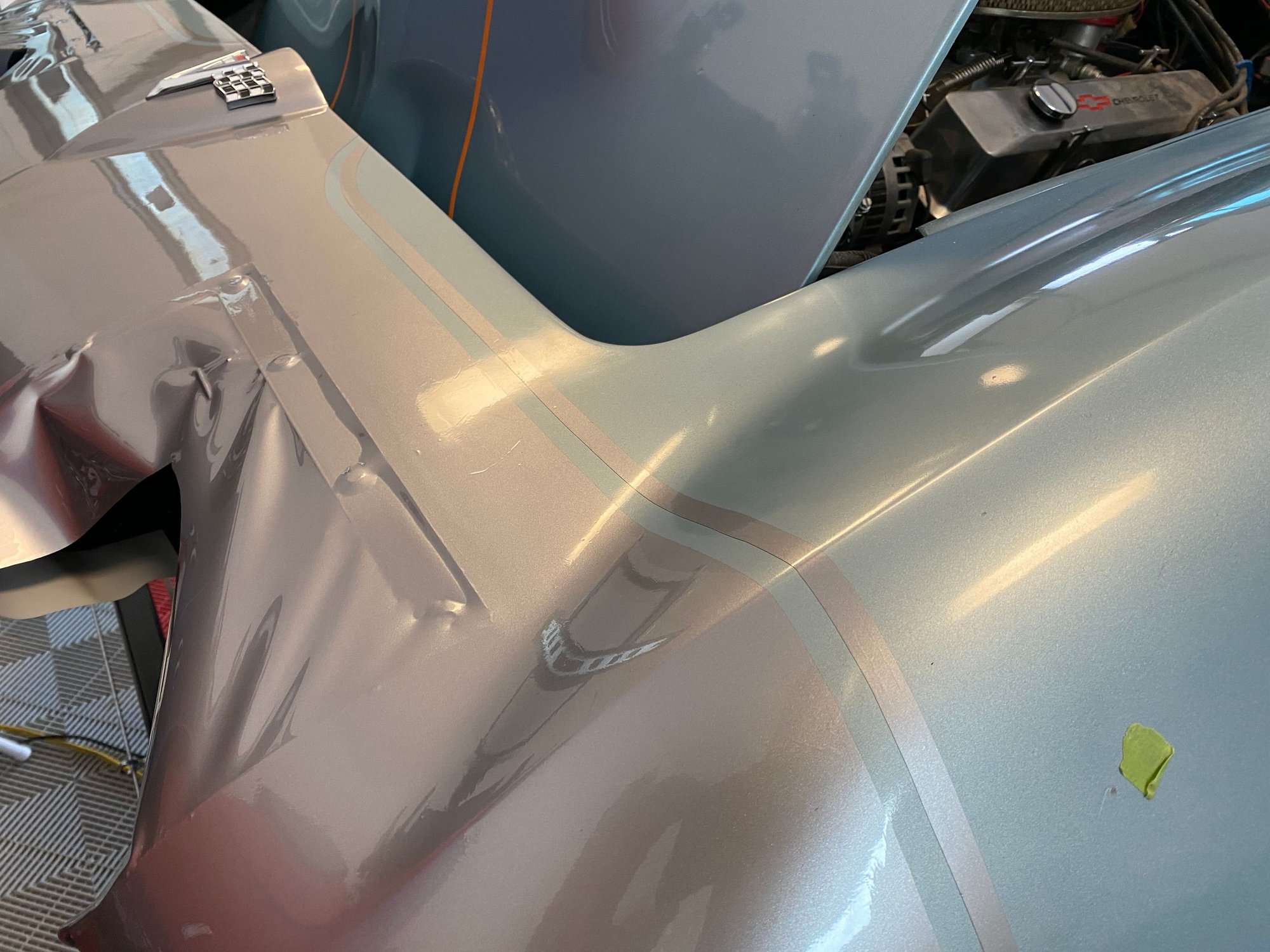 Tomorrow I’ll finish the headlight bucket area. Everything else is done.