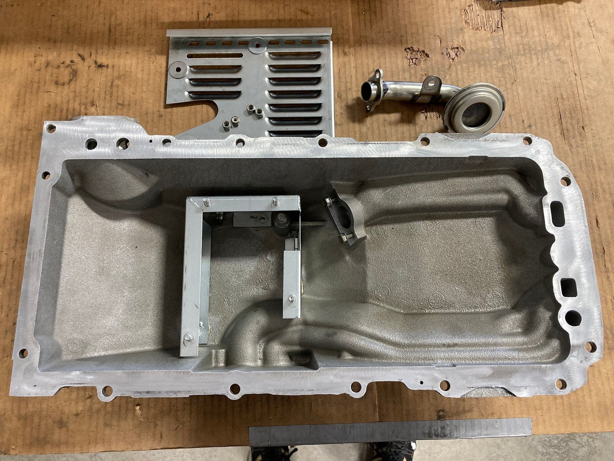 FS (For Sale) GM OEM LS Dry Sump Oil Pan with Aviaid Pan Baffle