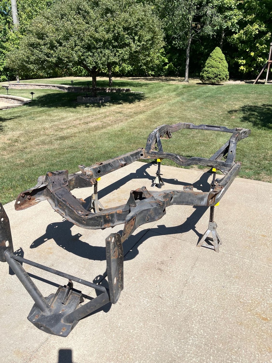 Frame and misc parts are back from the shop... CorvetteForum