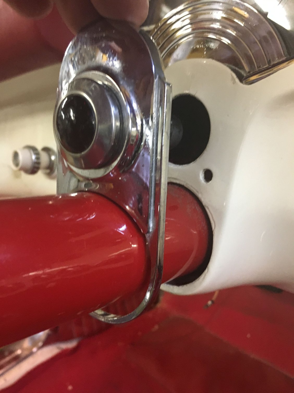 1954 Steering column bezel CorvetteForum Chevrolet Corvette Forum