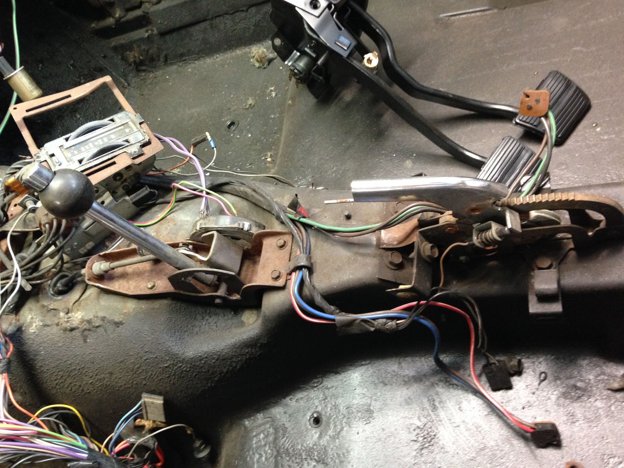 76 C3 Automatic to Manual transmission Swap CorvetteForum Chevrolet