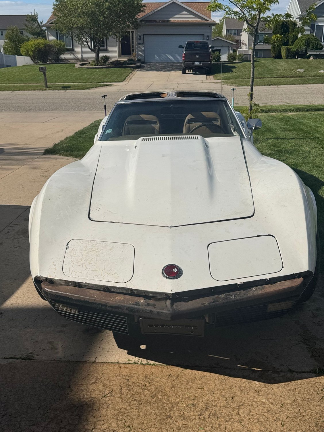 Put the hood back on and still need to align it.