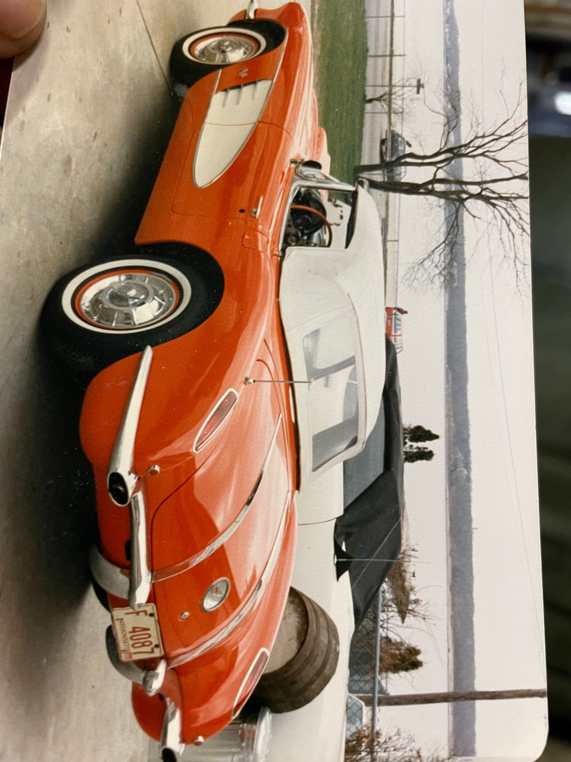 58 vette non original motor original 4 speed and 4:56 rearend 