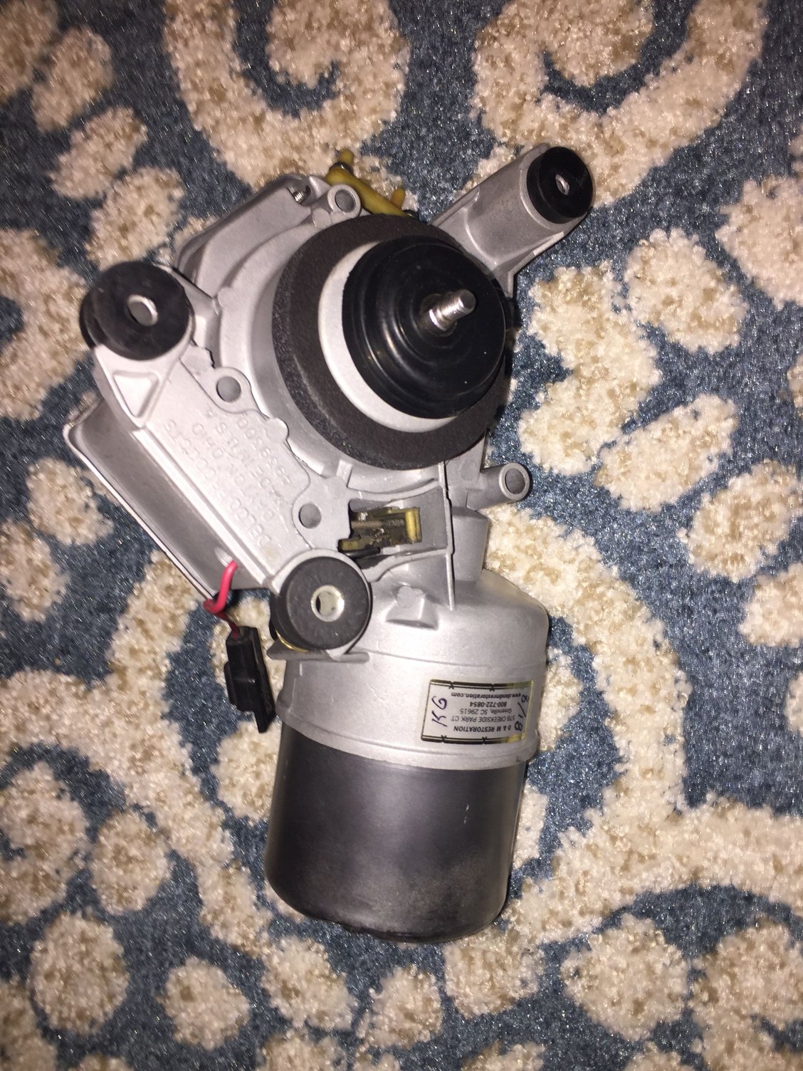 C2 Corvette Wiper Motor Rebuild