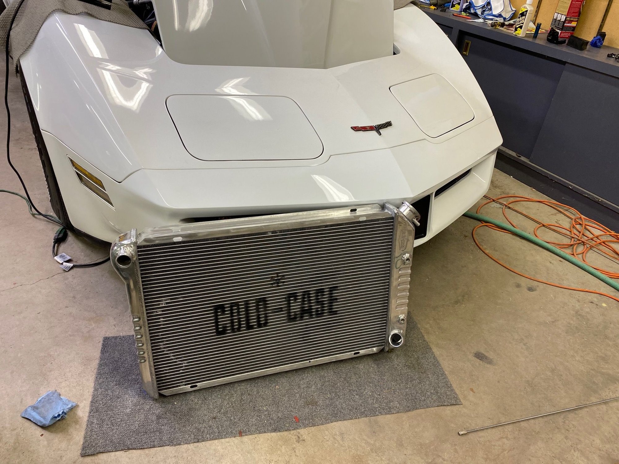 Cold Case radiator install CorvetteForum Chevrolet Corvette Forum