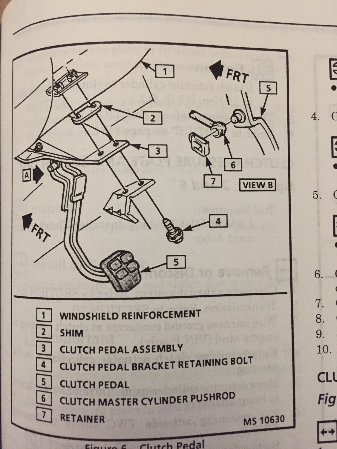 amazon 1980 corvette clutch pedal g clip