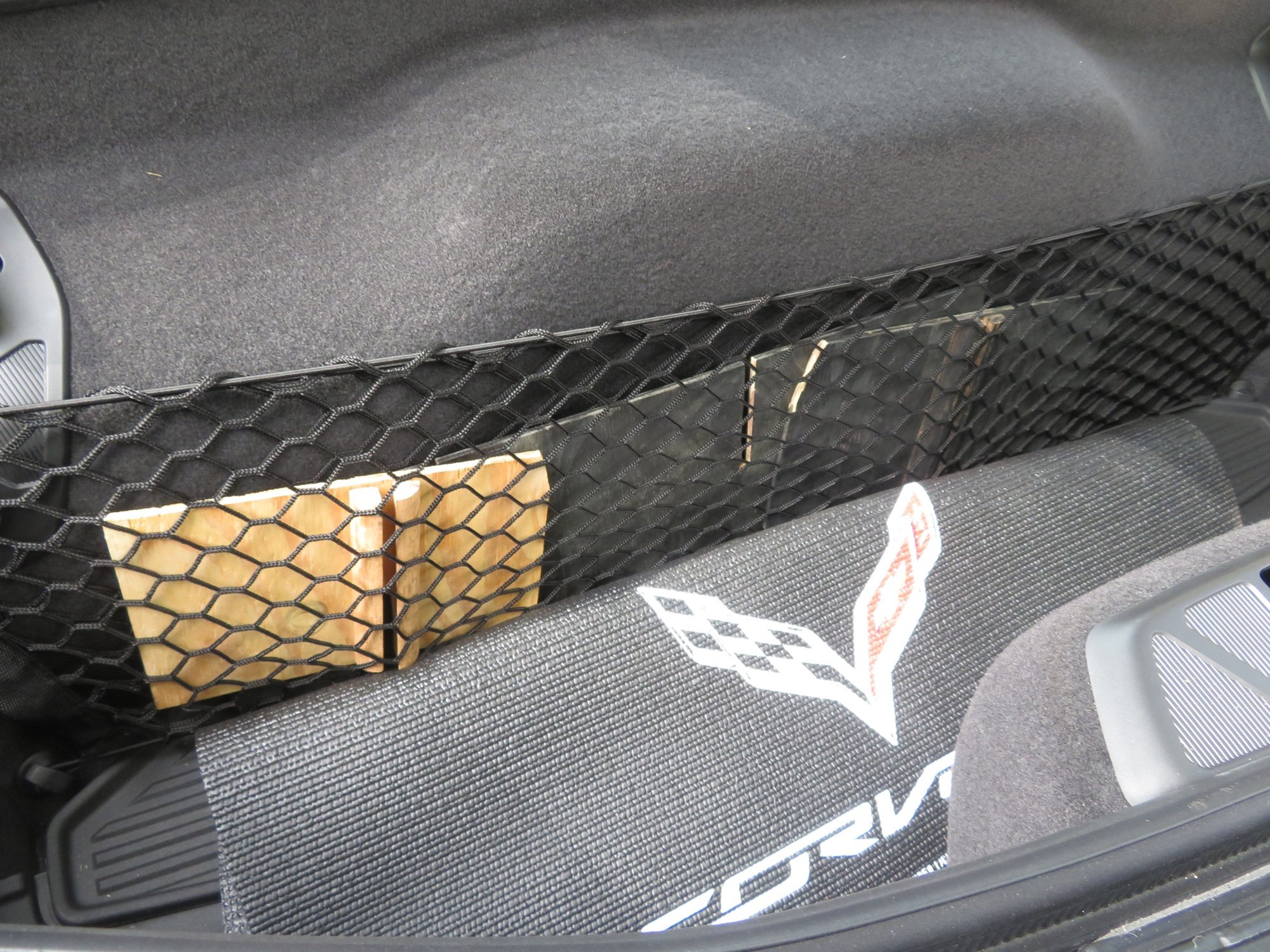 EACCESSORIES EA (Qty.2) Trunk Organizer Cargo Net For Chevy Corvette C8 2020-2023