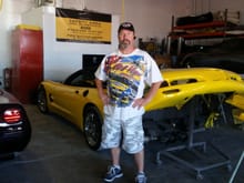 This is me with the vette in the shop