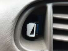 Hazard switch w button removed