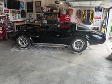New home…A little smaller area but much more handy to work on. I am super excited to get this back on the road for my father in law!