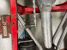 Original brake from C5 reversed under cab