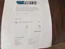 Original invoice