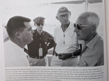 Mickey Thompson & Zora Duntov in 1962.  Does anyone know who the other 2 guys are?