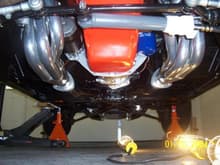 Long tube headers into 2.5&quot; Magnaflow exhaust with X-pipe