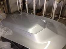 Factory L88 Hood all painted now and ready to refit to body.