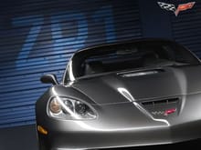 Cyber Gray ZR1 Front View