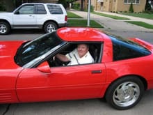 Jim Leis and his vette