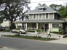 Parked in front of my 1915 FourSquare in Lakeland