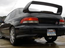 2.5 RS-STI Swap Borla exhaust and BBS Forged rims...