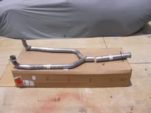 Today, got a test pipe/track day exhaust and have a few questions for those in the know and appreciate any suggestions/advice on the foĺowing and/or on what i don't know.
1. What heat paint (autozone rattle can) ?
2. What am i going to run into concerning the hanger for this 1/2 off the exhaust, the one i think is welded to the front portion of the cat ?
With some care can it be reused.
