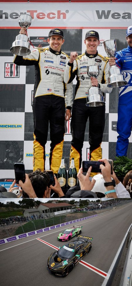 RACING:  CORVETTE RACING AT LAGUNA SECA:  SPOILER