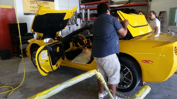 the taunau cover gets fitted