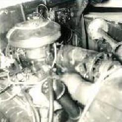 "50 Olds Engine, Bored 1/8 inches for "55 Olds Pistons